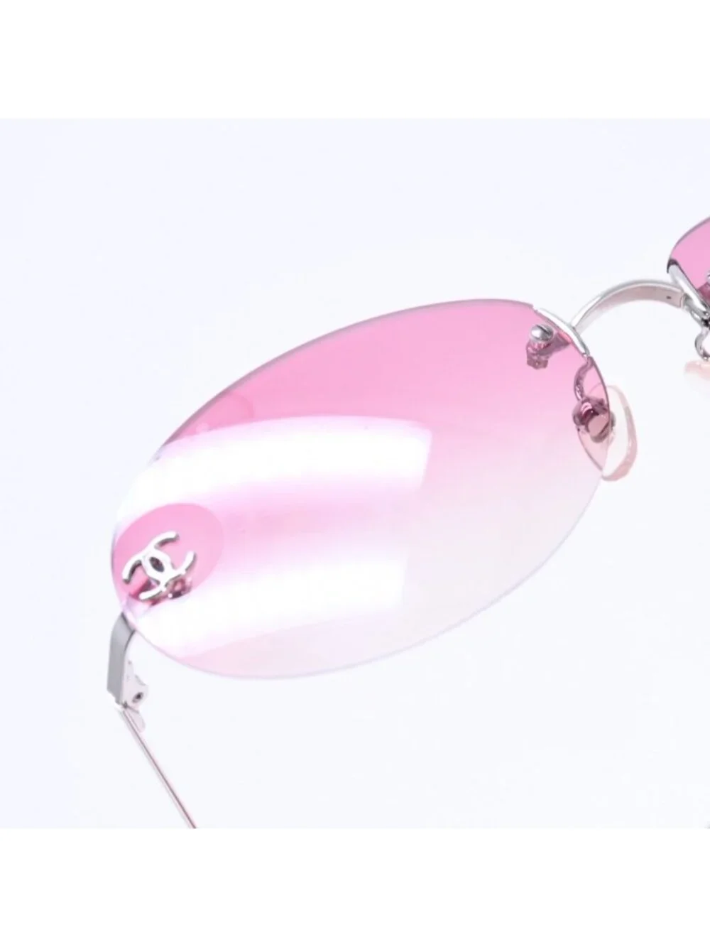 Chanel Sunglasses Rimless Eyewear CC Logo